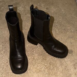 Steve Madden Black Ankle Boots